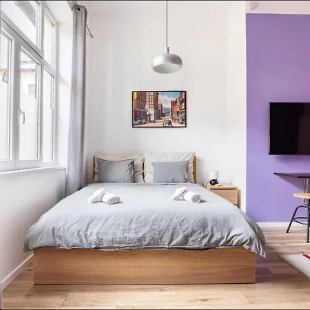 Stylish Purple In Heart Of Budapest