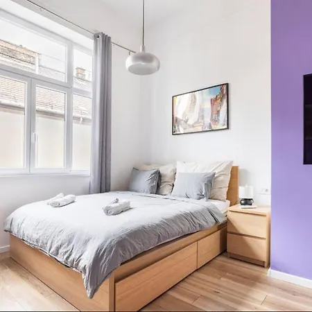 Stylish Purple In Heart Of Budapest
